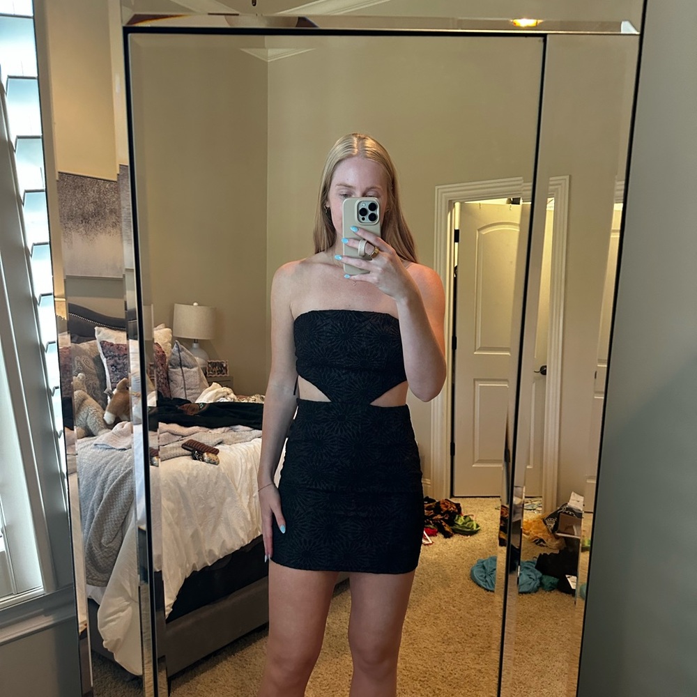 Princess Polly Black Mini Dress